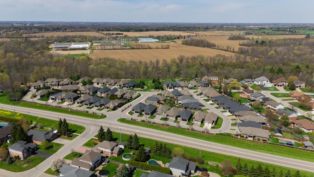 Aerial Development Site